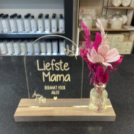 Liefste mama met led verlichting